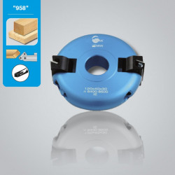 Leman Porte-outils inclinable de +90° à -90° 120x40x30 mm 2 dents 9581203030 Leman Kobleo