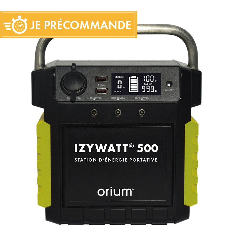 Orium Station d'énergie Izywatt 500 batterie portative Lithium-Ion Orium Kobleo Orium Station d'énergie Izywatt 500 batterie portative Lithium-Ion Orium Kobleo