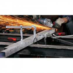 Bessey Presse tout acier OMEGA 200/100 mm avec poignée bi-matière GM20Z-2K Kobleo