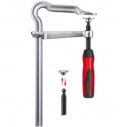 Bessey Presse tout acier OMEGA avec poignée bi-matière GMZ-2K 400/120 GM40Z-2 Bessey Kobleo