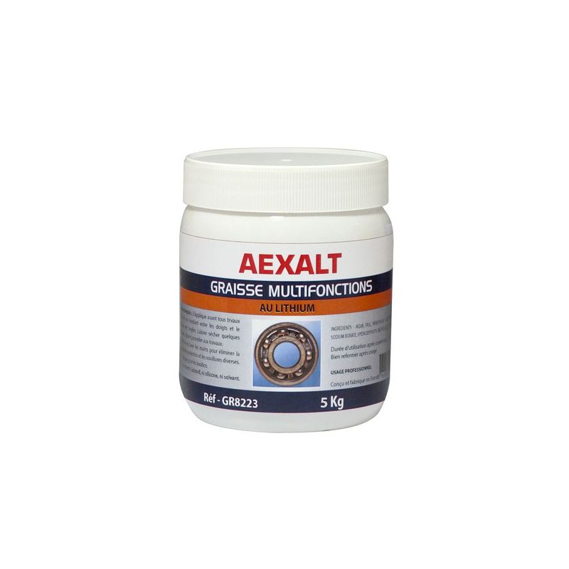Aexalt Pot de 5 kg Graisse multifonctions au lithium Kobleo