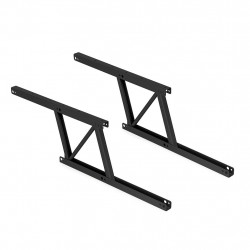 Emuca Ensemble de 2 mécanismes de levage 4014414 en acier noir Kobleo