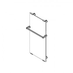 Novellini Porte-serviette 500x1000 mm chrome R80SOLP50-K Kobleo