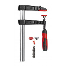 Bessey Presse à vis en fonte malléable avec poignée bi-matière TG 300/140 TG3 Bessey Kobleo