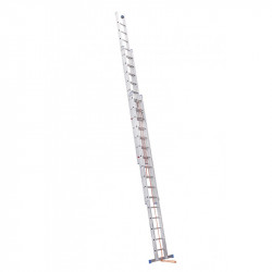 Hailo Echelle coulissante à corde 3 plans 3x14 échelons 150kg Hailo Kobleo