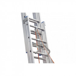 Hailo Echelle coulissante à corde 3 plans 3x14 échelons 150kg Hailo Kobleo