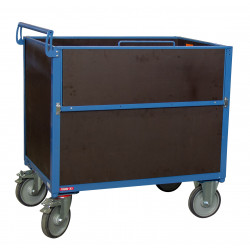 Fimm Chariot conteneur charge 500 kg 1200 x 800 mm (640 L) sans toit Kobleo