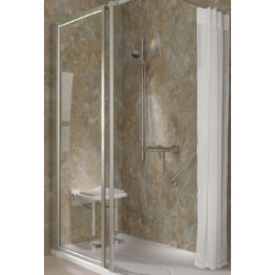 Akw Profilé d'angle intérieur en aluminium satiné ECO Kobleo Akw Profilé d'angle intérieur en aluminium satiné ECO Kobleo