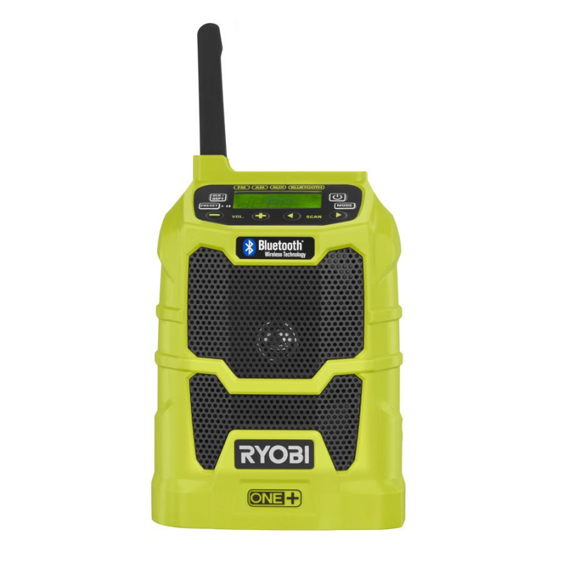 Ryobi Radio bluetooth 18 V One+ 10 stations AM/FM R18R-0 Ryobi Kobleo Ryobi Radio bluetooth 18 V One+ 10 stations AM/FM R18R-0 Ryobi Kobleo