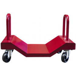 Fimm Jeu de 2 rouleurs incurvés pour charges longues 1 T 4 roues nylon Diam Kobleo