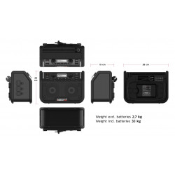 Perfect Pro Radio de chantier Dabmate rechargeable Usb IPX4 Perfect Pro Kobleo Perfect Pro Radio de chantier Dabmate rechargeable Usb IPX4 Perfect Pro Kobleo