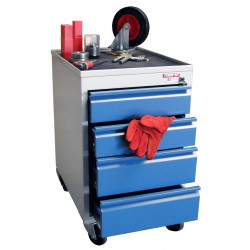 Fimm Bloc tiroirs mobile 250 kg avec roues caoutchouc Diam 125 mm Kobleo