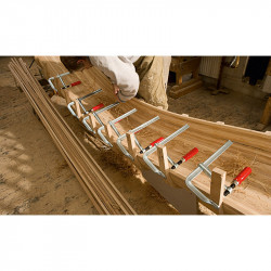 Bessey Presse à vis tout acier avec poignée bois GZ 250/120 mm GZ25 Bessey Kobleo