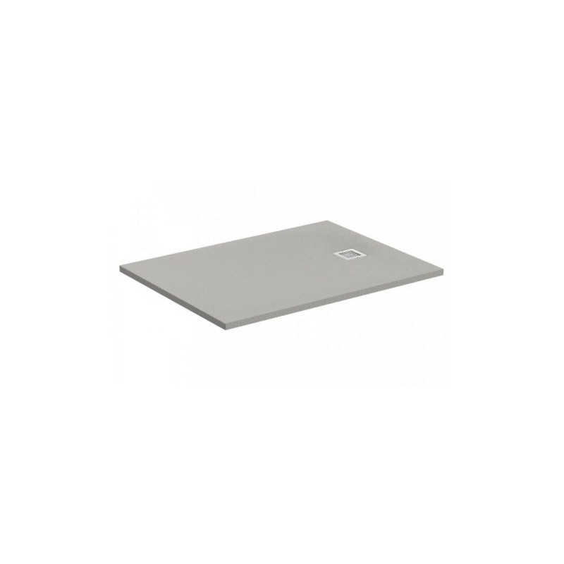 Ideal standard Receveur de douche 100x80 cm Gris béton ULTRA FLAT S Kobleo