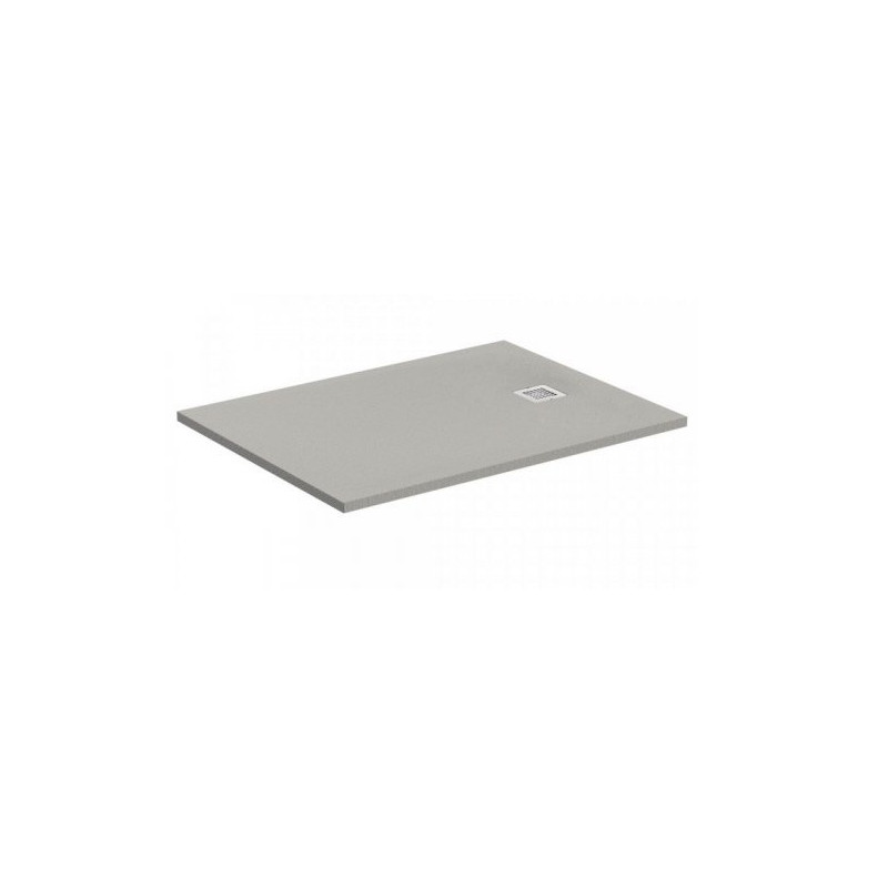 Ideal standard Receveur de douche 100x90 cm Gris béton ULTRA FLAT S Kobleo