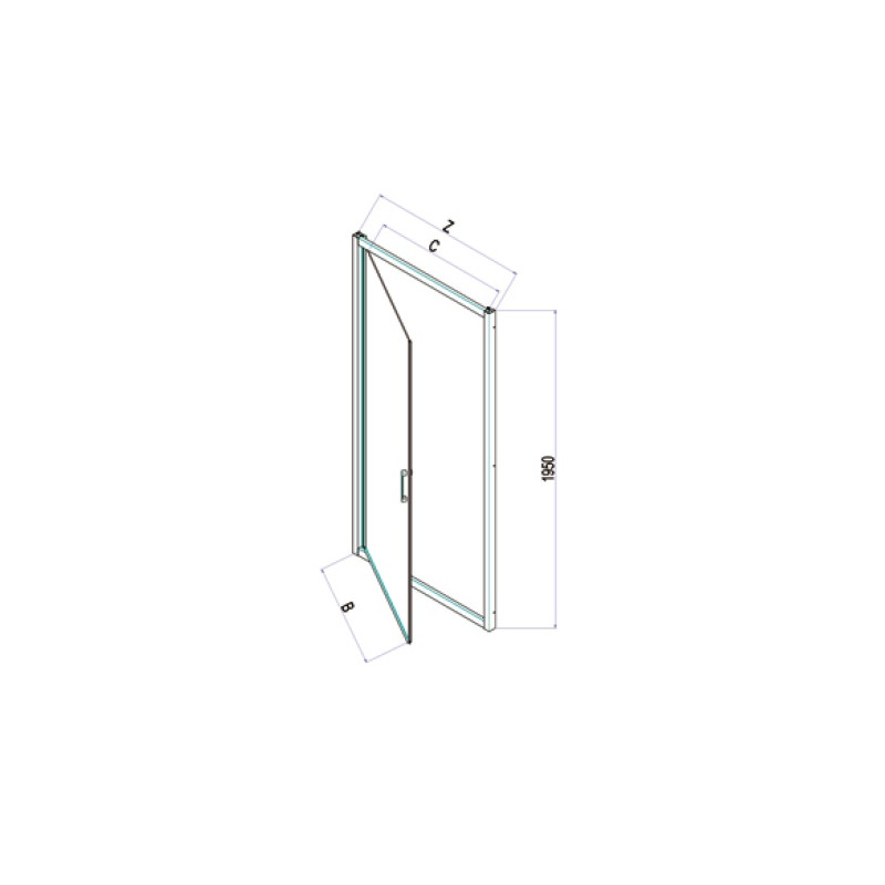 Samo Porte douche pivotante 77 81cm CEE ART Kobleo Samo Porte douche pivotante 77 81cm CEE ART Kobleo