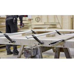 Bessey Presse à vis en fonte malléable avec poignée à garrot TGK-K 500/120 TG Kobleo