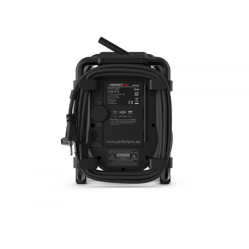 Perfect Pro Radio de chantier rechargeable IP64 UBOX400R Kobleo Perfect Pro Radio de chantier rechargeable IP64 UBOX400R Kobleo