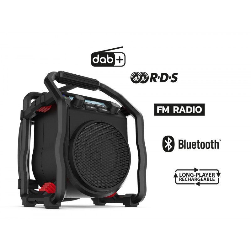 Perfect Pro Radio de chantier rechargeable IP64 UBOX400R Kobleo Perfect Pro Radio de chantier rechargeable IP64 UBOX400R Kobleo