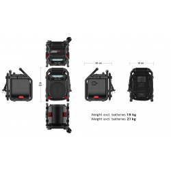 Perfect Pro Radio de chantier rechargeable IP64 UBOX400R Kobleo Perfect Pro Radio de chantier rechargeable IP64 UBOX400R Kobleo