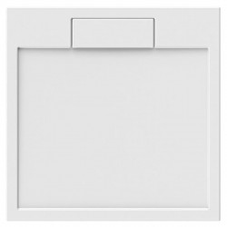 Allibert Receveur de douche carré 90 x 90 x 4,5 cm blanc Puretex Kobleo