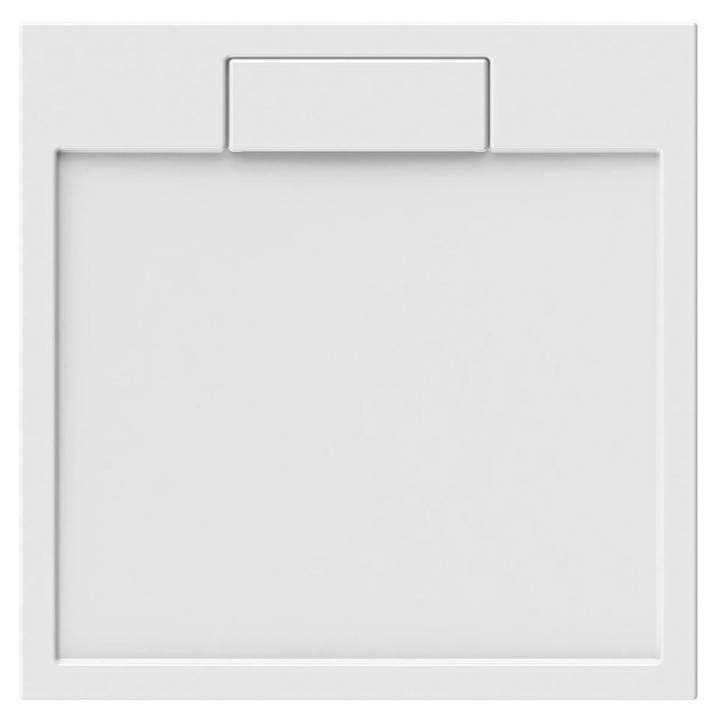 Allibert Receveur de douche carré 90 x 90 x 4,5 cm blanc Puretex Kobleo