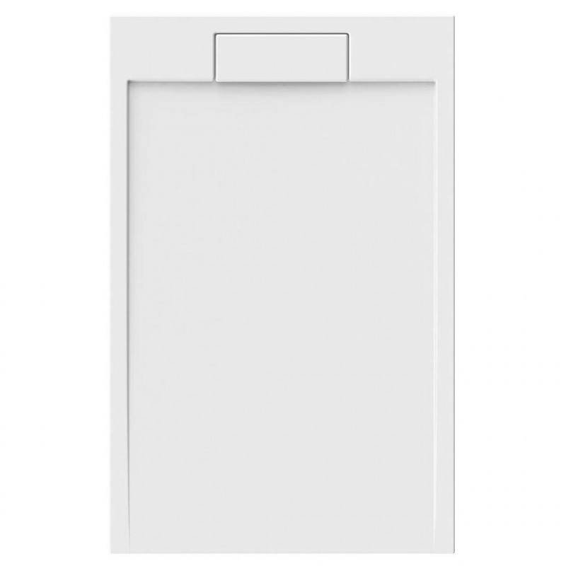 Allibert Receveur de douche rectangle 140 x 90 x 4,5 cm blanc Puretex Kobleo