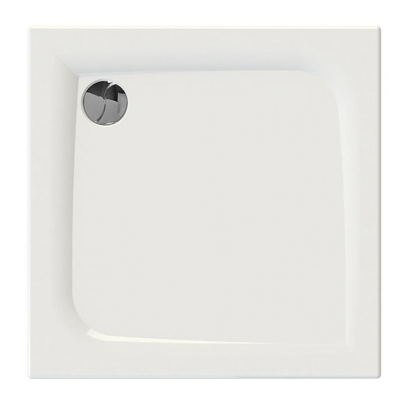 Allibert Receveur de douche carré 80 x 80 x 3 cm bioplax blanc JACANA 2 Allibert Kobleo