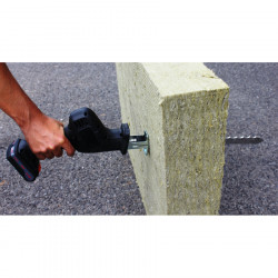 Edma Scie sabre sans fil Insulacut 366255 300mm spécial isolant minéral Kobleo