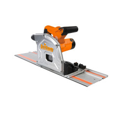 Triton Scie plongeante 1400W D.185 mm avec rail de guidage TTS185KIT Kobleo