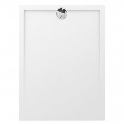 Allibert Receveur de douche rectangle 120 x 90 x 4 cm bonde en tête polybéton b Kobleo