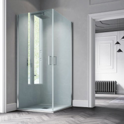 Samo Paroi douche d'angle ouverture pivotante 86-88cm droite Polaris Kobleo