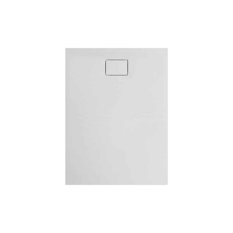 Allibert Receveur de douche rectangle 120 x 90 cm blanc effet pierre Terreno Kobleo