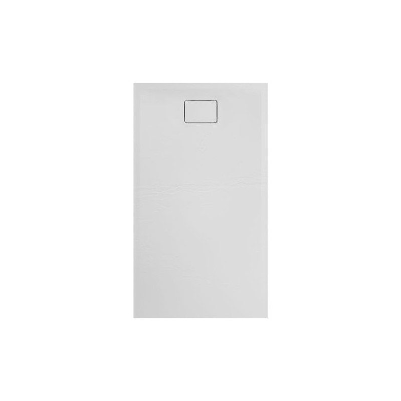 Allibert Receveur de douche quartz 140x90x3.5 cm polybéton blanc Kobleo