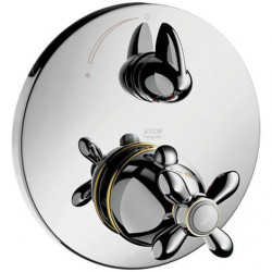 AXOR Set finition Carlton mitigeur thermostatique encastré robinet d'arrêt  Kobleo