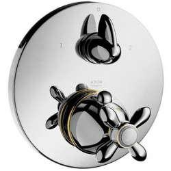 AXOR Set Carlton mitigeur thermostatique encastré robinet d'arrêt inverseur Kobleo