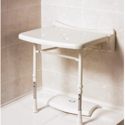Akw Siège de douche rembourré compact sans coussin Série 2000 (accessibili Kobleo