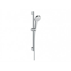 Hansgrohe Set de douche Vario avec barre Unica'Croma 65 cm blanc/chromé Croma Se Kobleo