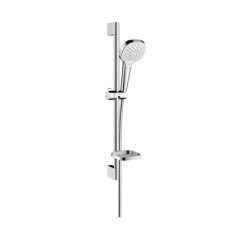 Hansgrohe Set doucheVario barre douche 65 cm et porte-savon blanc/chromé Croma S Kobleo