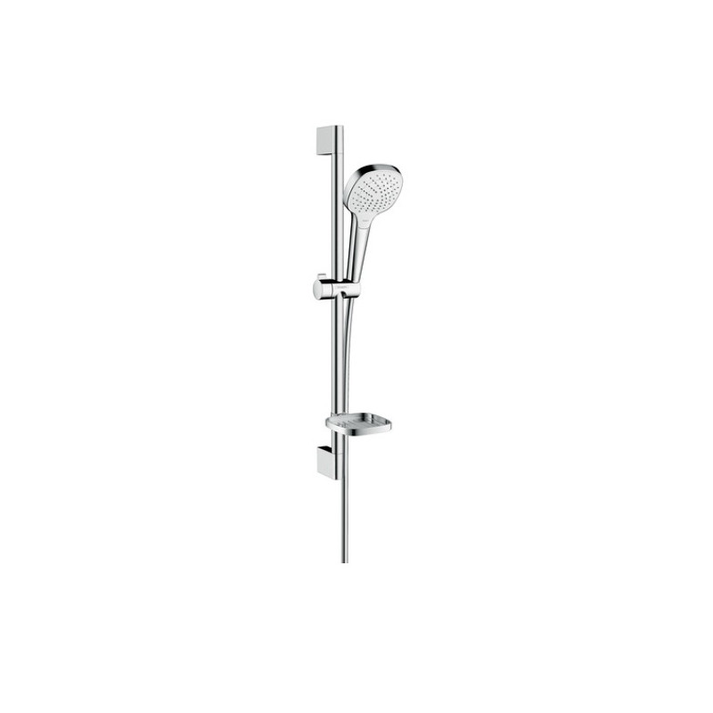 Hansgrohe Set doucheVario barre douche 65 cm et porte-savon blanc/chromé Croma S Kobleo