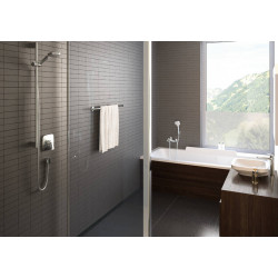 Hansgrohe Set de douche Multi Croma Select E avec barre Unica'Croma 90 cm blanc Hansgrohe Kobleo