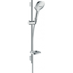 Hansgrohe Set douche Raindance Select E 120 3 jets barre Unica'S puro 65cm porte Kobleo