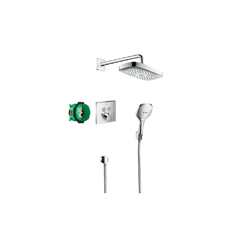 Hansgrohe Système douche encastrée mitigeur thermostatique ShowerSelect Raindanc Kobleo