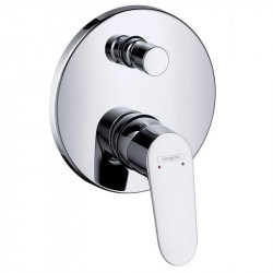 Hansgrohe Set de finition Focus pour mitigeur bain/douche encastré chromé Hansgrohe Kobleo