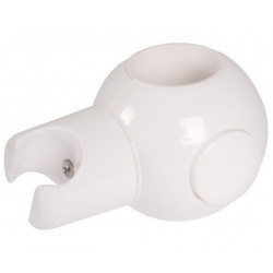 Pellet Support douchette coulissant blanc Kobleo