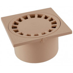 Girpi Siphon PVC carré Sable 150 x 150 mm Kobleo