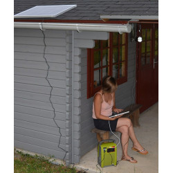 Mundus Station d'énergie solaire 26A Lithium 288Wh vert et gris Orium Energie Kobleo Mundus Station d'énergie solaire 26A Lithium 288Wh vert et gris Orium Energie Kobleo
