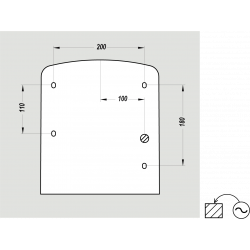 JVD Sèche-mains électrique anti-vandalisme Tornade 2600W Kobleo
