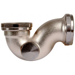 Bossini Siphon de bidet en laiton nickelé mat Kobleo