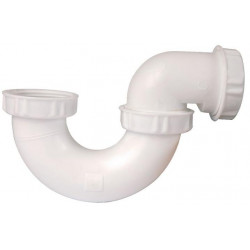 Valentin Siphon de baignoire PVC blanc Kobleo